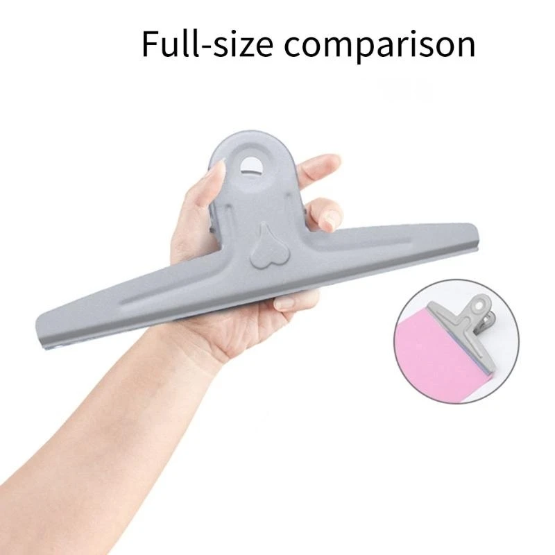 10 PCs Bindemittel Clips Quittungsclips Große Clips Paper Clips Schulmaterial