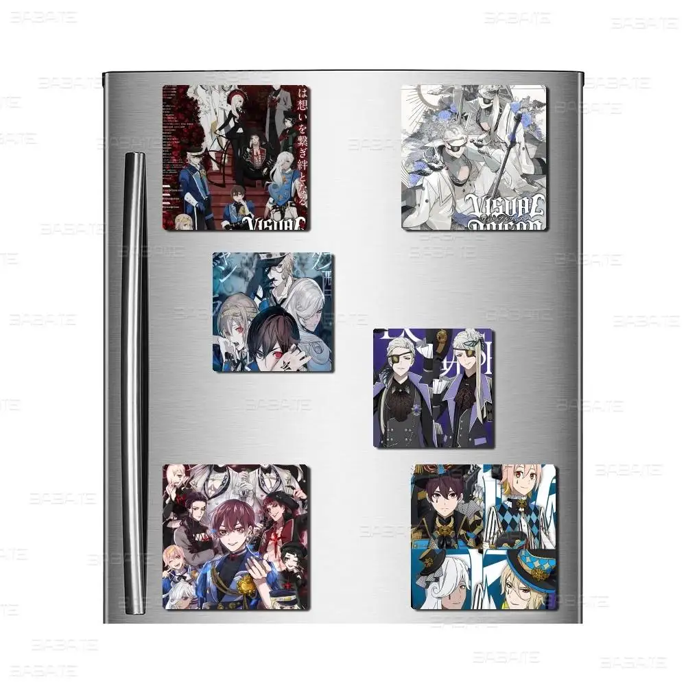 Anime Visual Prison Fridge Magnet Creative Square Refrigerator Magnets Picture For Kitchen Office Whiteboard Home Decoration