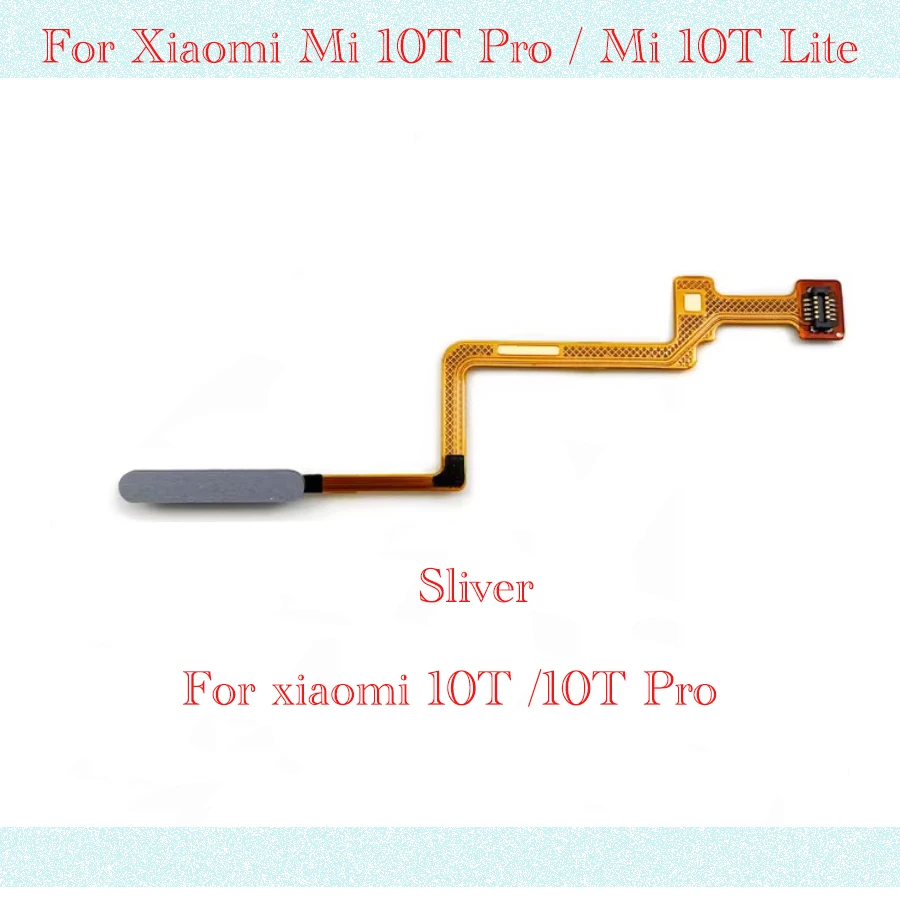 Tested NEW For Xiaomi Mi 10T Pro / Mi 10T Lite FingerPrint Sensor Scanner Key Flex Cable Power Button Touch ID