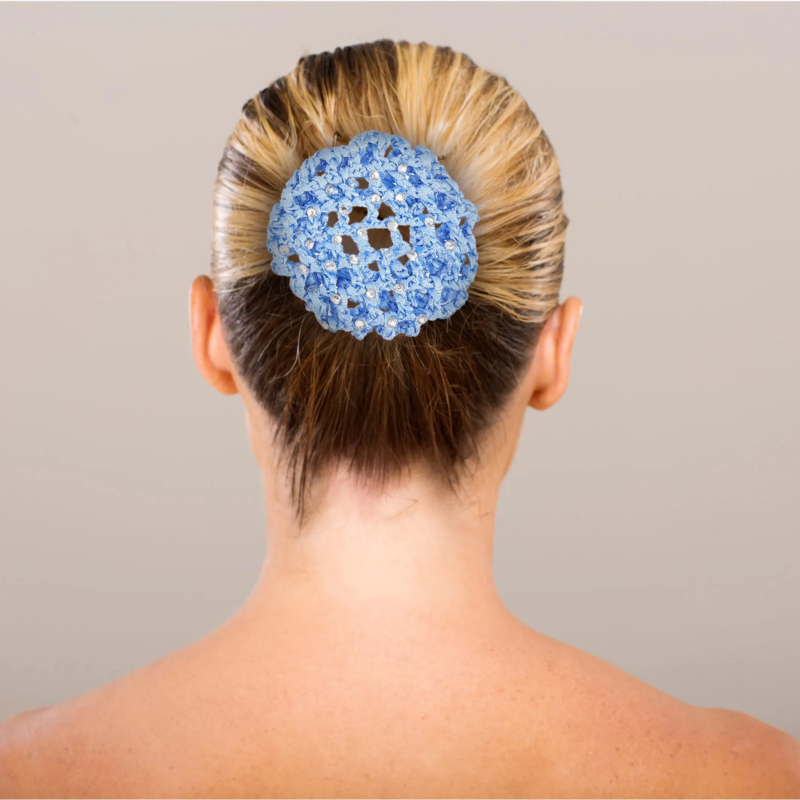 9Pcs Rhinestone Women Girls Bun Cover Compact Sturdy Hair Snood Creative Replacement Use Women Girl Rhinestone Bun Cover
