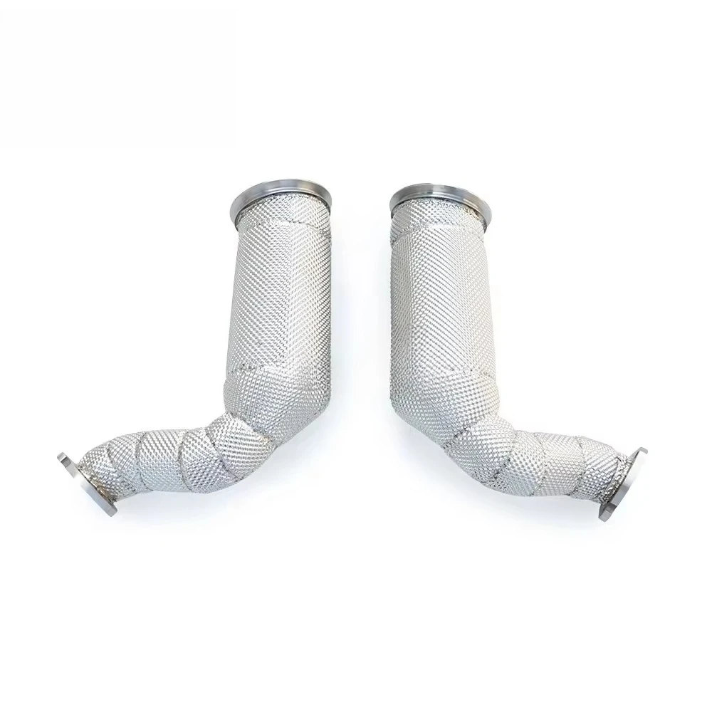 Stainless Steel High-flow Exhaust Pipe Racing Car Upgrade for  URUS 4.0T 2020-2024 Insulated Downspout Exhaust Head