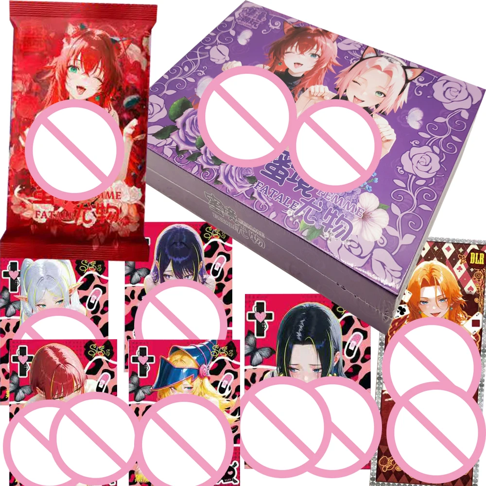 

Femme Fatale Collection Cards Anime Game Goddess Visual Feast Unique Sweet Temptation Character Cards Doujin Toys Hobbies Gifts