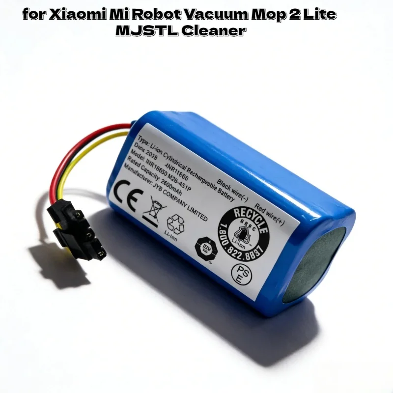 

Аккумулятор N011-4S1P повышенной емкости 14.4В 3500мАч с увеличенным сроком службы для робота-пылесоса Xiaomi Mi Robot Vacuum Mop 2 Lite MJSTL