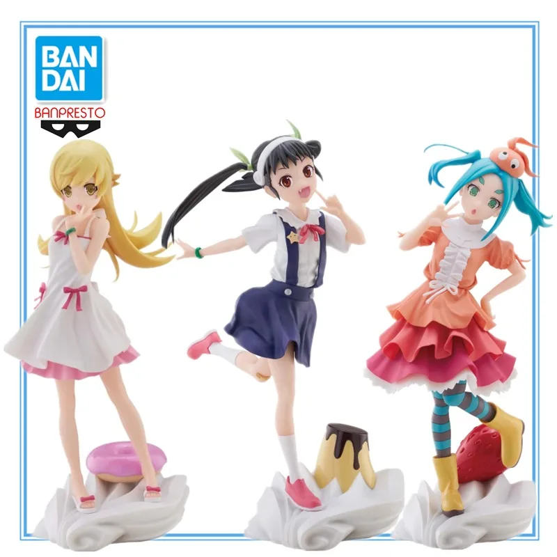 

BANDAI BANPRESTO Original Oshino Shinobu Hachikuji Mayoi Ononoki Yotsugi ESPRESTO-Sweet Bloom Anime Character Models Toys Gifts