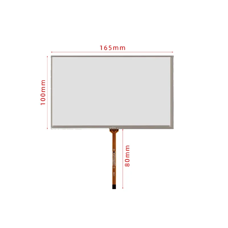 Suitable for QunChuang 7-inch 50 PIN AT070TN90 TN92 V.X 7D1+1 FPC LCD screen, with a cable length of 80MM