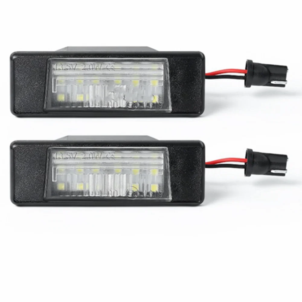 Oświetlenie LED tablicy rejestracyjnej samochodu żarówka tylny Panel pokrywa lampka sygnalizacyjna do Nissan ESQ Q50L Q50S PATHFINDER R51 JUKE PRIMERA P12 2005-2017