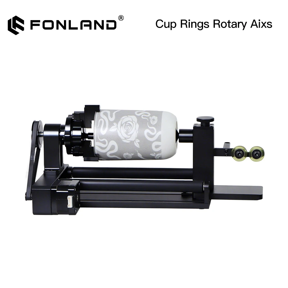 Fonland RA3 Multi-function 360° Rotation Rotary Roller Laser Rotary Chuck For Laser Cutting Machines