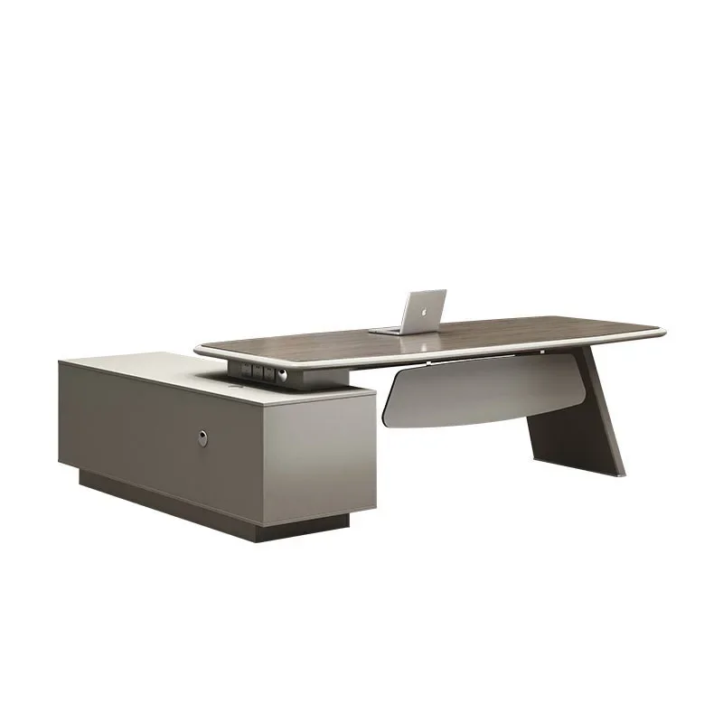 Acessível Luxo Office Desk, Simples Modern Mesa Executiva, Gerente, Mesa De Gestão E Combinação Cadeira