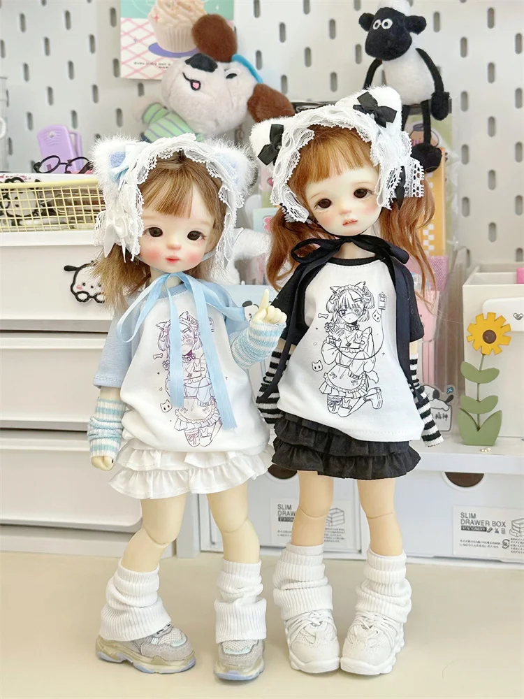 1/6 BJD Doll Odzież Akcesoria Lalki Słodka spódnica T-shirt Grils Chłopcy DIY Ubrania na prezenty