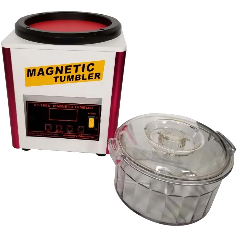 Gold Polishing Machine Digital Magnetic Polishing Machine Magnetic Tumbler Jewelry Polisher