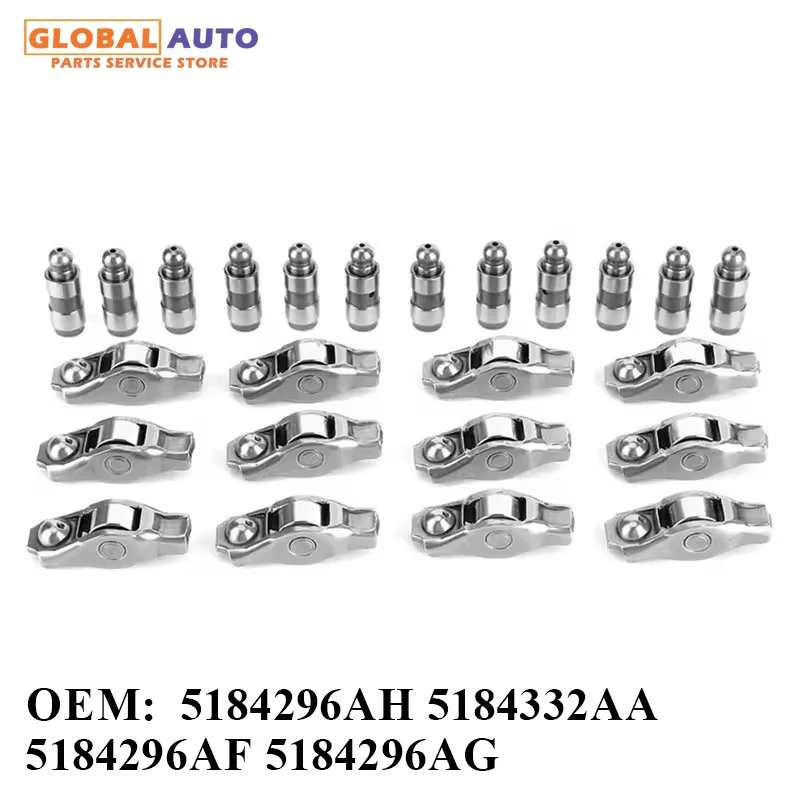 

New 5184296AH 5184332AA 3.6 Pentastar Rocker Arm & Valve Lifter Kit For Chrysler Dodge Ram 1500 Caravan Journey Jeep Cherokee