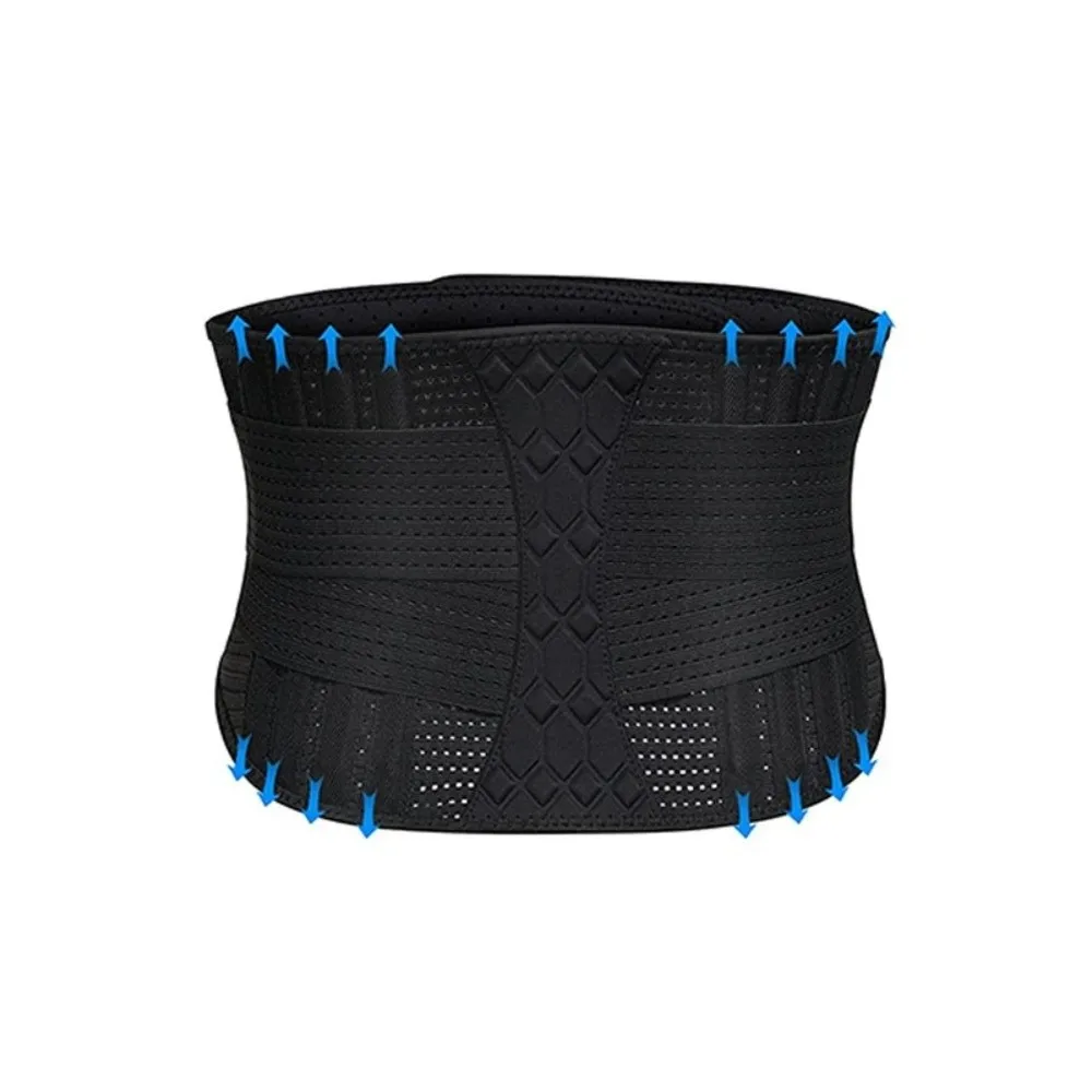 Lightweight Back Brace 360 Degree Support Breathable Lumbar Support Belt Adjustable Strap 8 Reinforced Bone Waist Trainer Belt