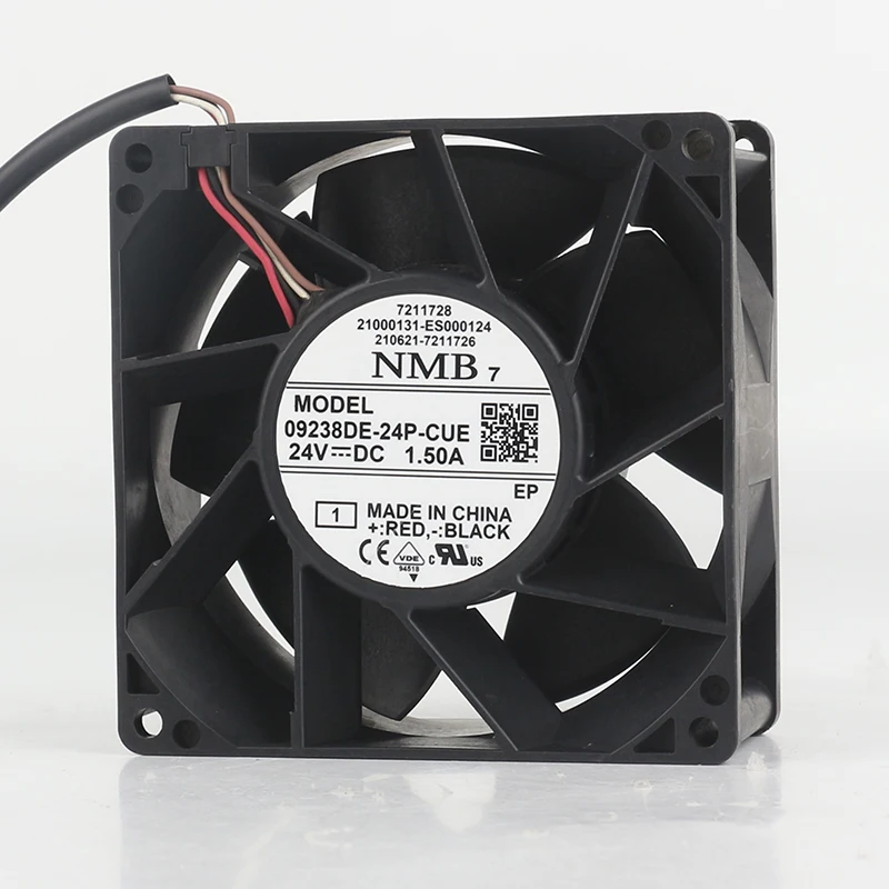 NMB 12V 48V DC24V 1.5A EC AC 92X92X38MM 9CM 9238 Inverter axial flow centrifugal ventilation exhaust 09238DE-24P-CUE cooling fan