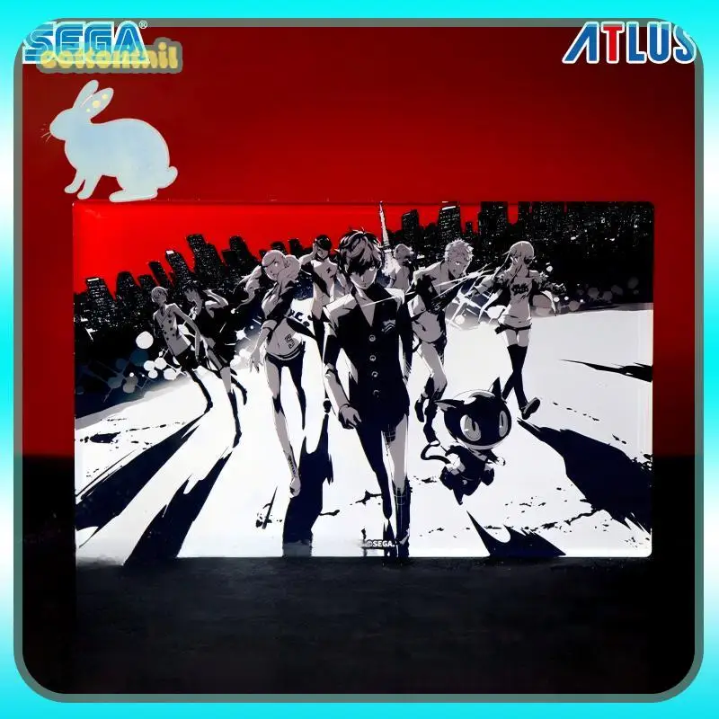 

Original SEGA Persona 5 Super Thick High Clear Acrylic Stand Figure ATLUS Game Peripheral Collect Toys Gift for Boys and Girls