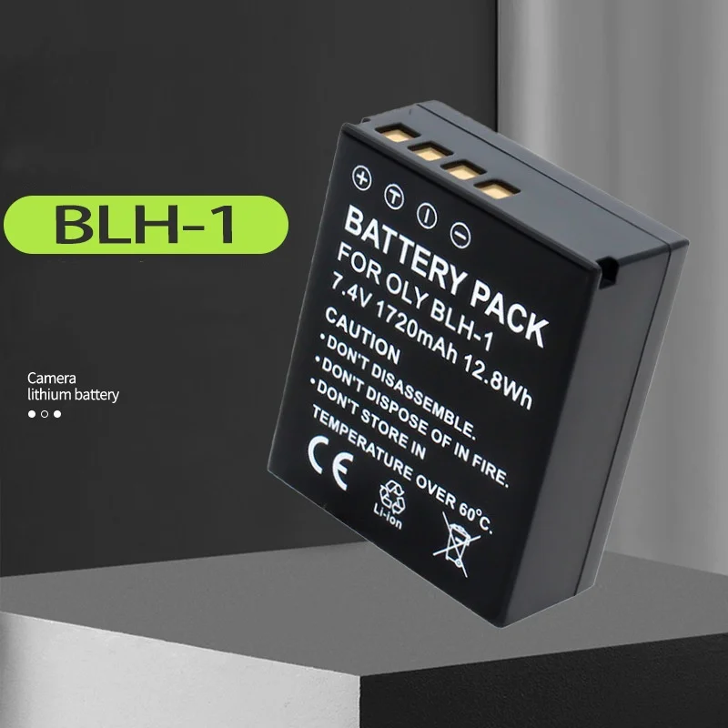 1720mAH BLH-1 BLH1 BLH 1 Rechargeable Camera Battery + USB Charger For Olympus E-M1 Mark II EM1-2 EM1 Mark BLH1 Camera Battery