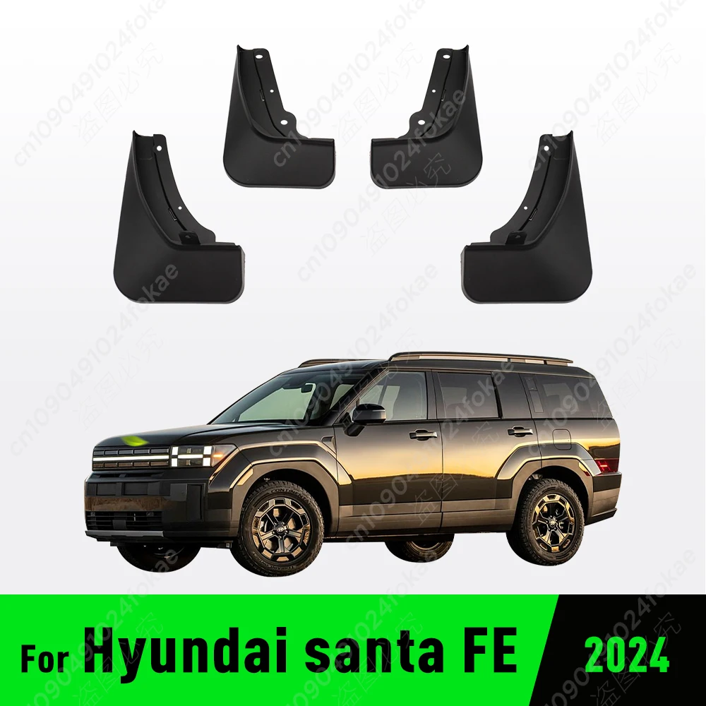 Für Hyundai Santa Fe 2024 Kotflügel Kotflügel Schmutz fänger Schutz Spritz klappe Kotflügel Autozubehör