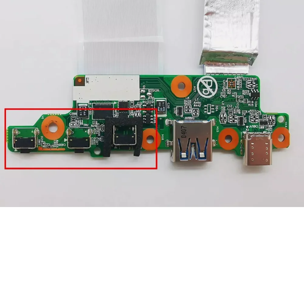 BH5866A BH5988A For Lenovo Chromebook 500e 300e 2nd Gen 2 82ce 81MB Laptop Type-c USB C Jack Power Button Board Switch