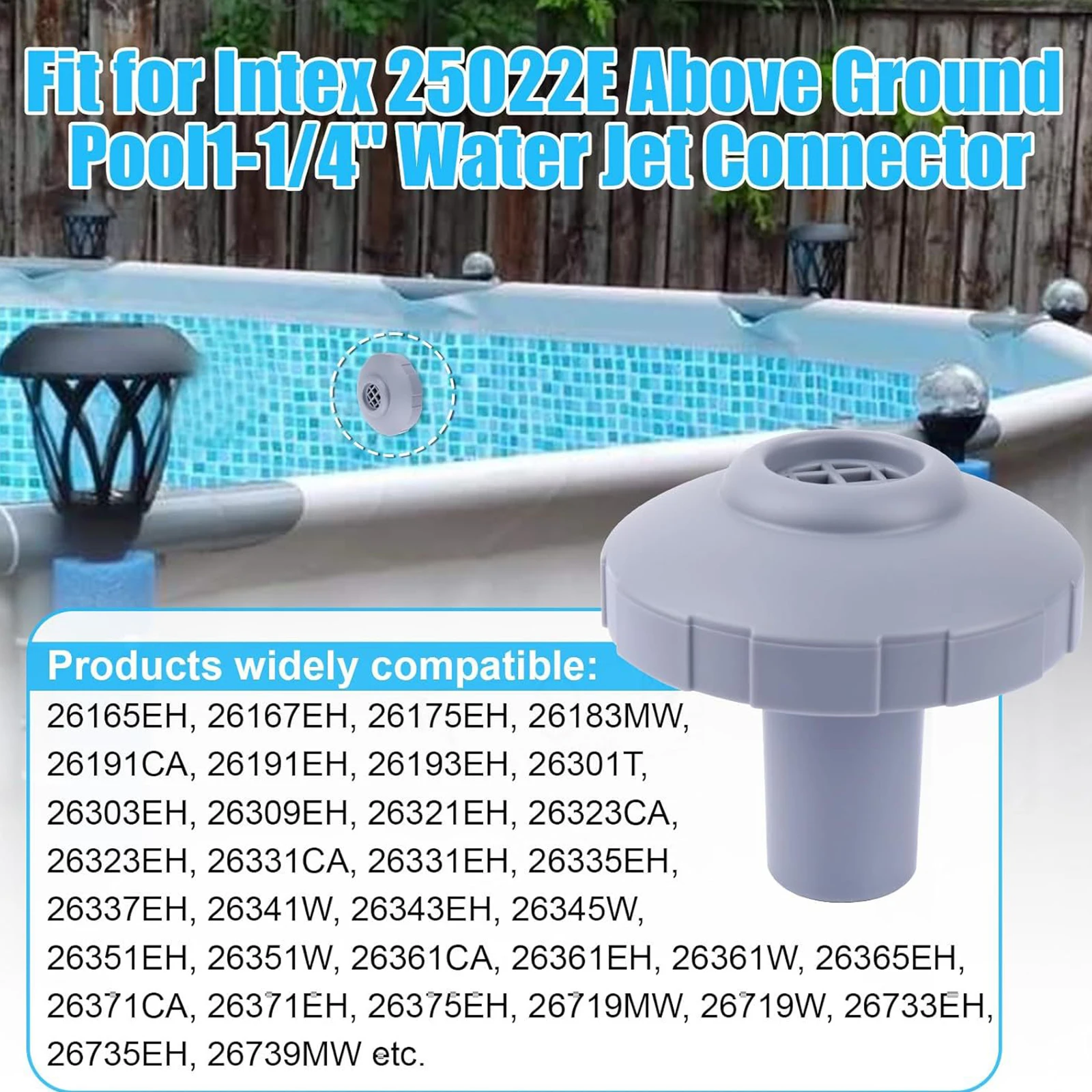 For Intex 11070/12364 Pool Entrance Filters Connection Replacement Kit Reusable Hose Connector Set Rust Proof Pools Accessories