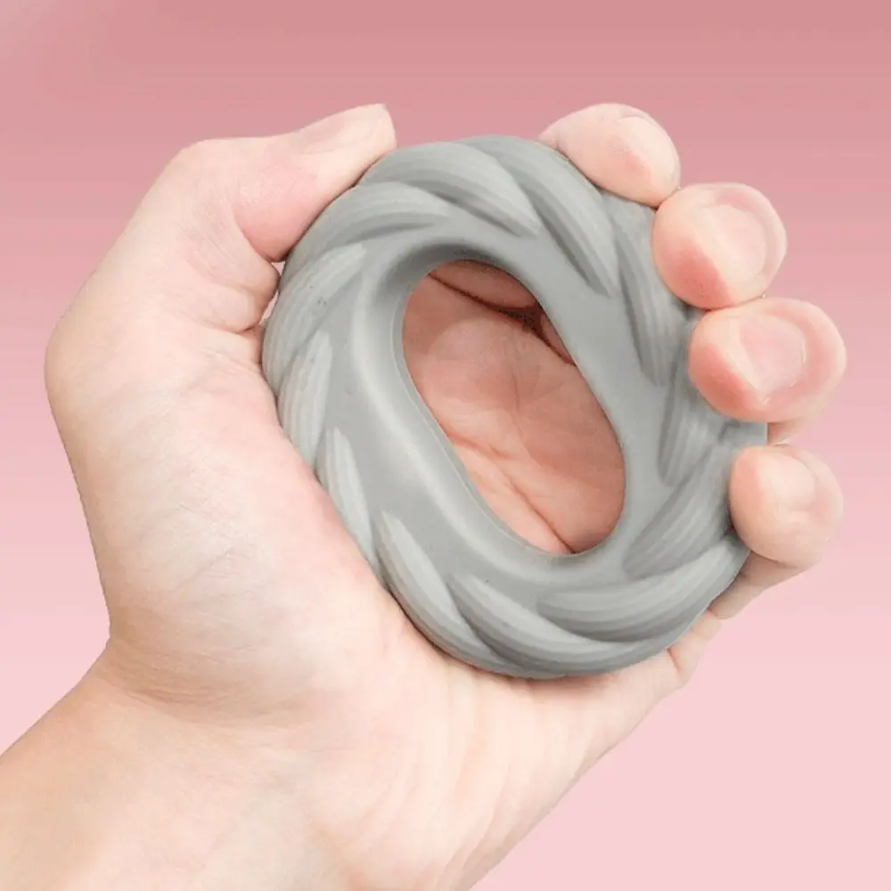 

Petal Shaped Grip Strength Training Ring 20-50LB Hollow Finger Strength Exerciser Double Weight Ergonomics