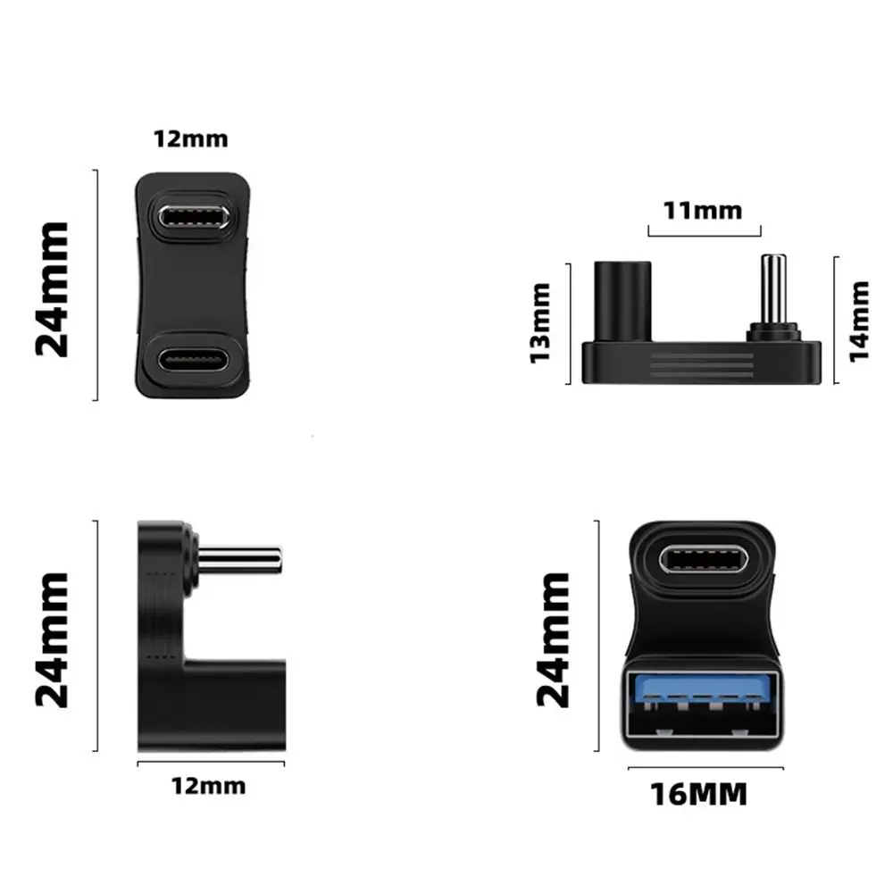 Connector เกมคอนโซลอุปกรณ์เสริมชายหญิง 100W Fast CHARGING สําหรับ Steam Deck USB C Converter Type-C 3.1 อะแดปเตอร์