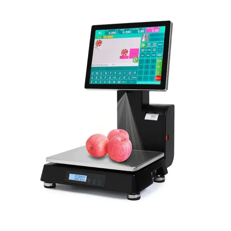 exquisite craftsmanship 58mm printer with speaker, electronic scale, balance calculator view 2