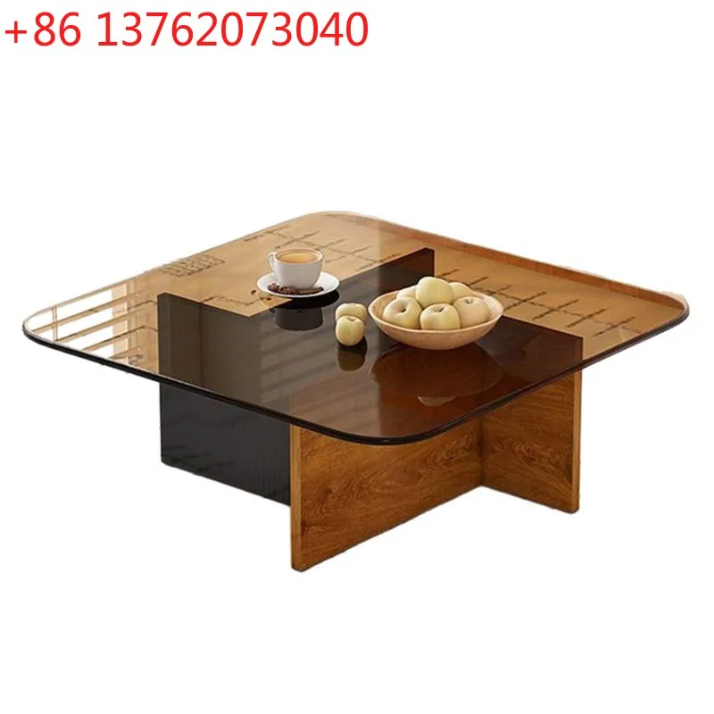 

Internet celebrity coffee table Nordic light luxury modern simple Italian round living room home