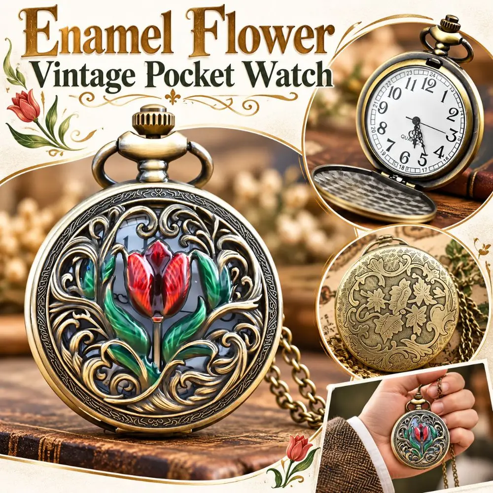 relogio-de-bolso-vintage-em-bronze-com-caixa-vazada-e-entalhes-pingente-de-flor-esmaltada-corrente-com-incrustacoes-de-strass-pingente-vintage-unissex