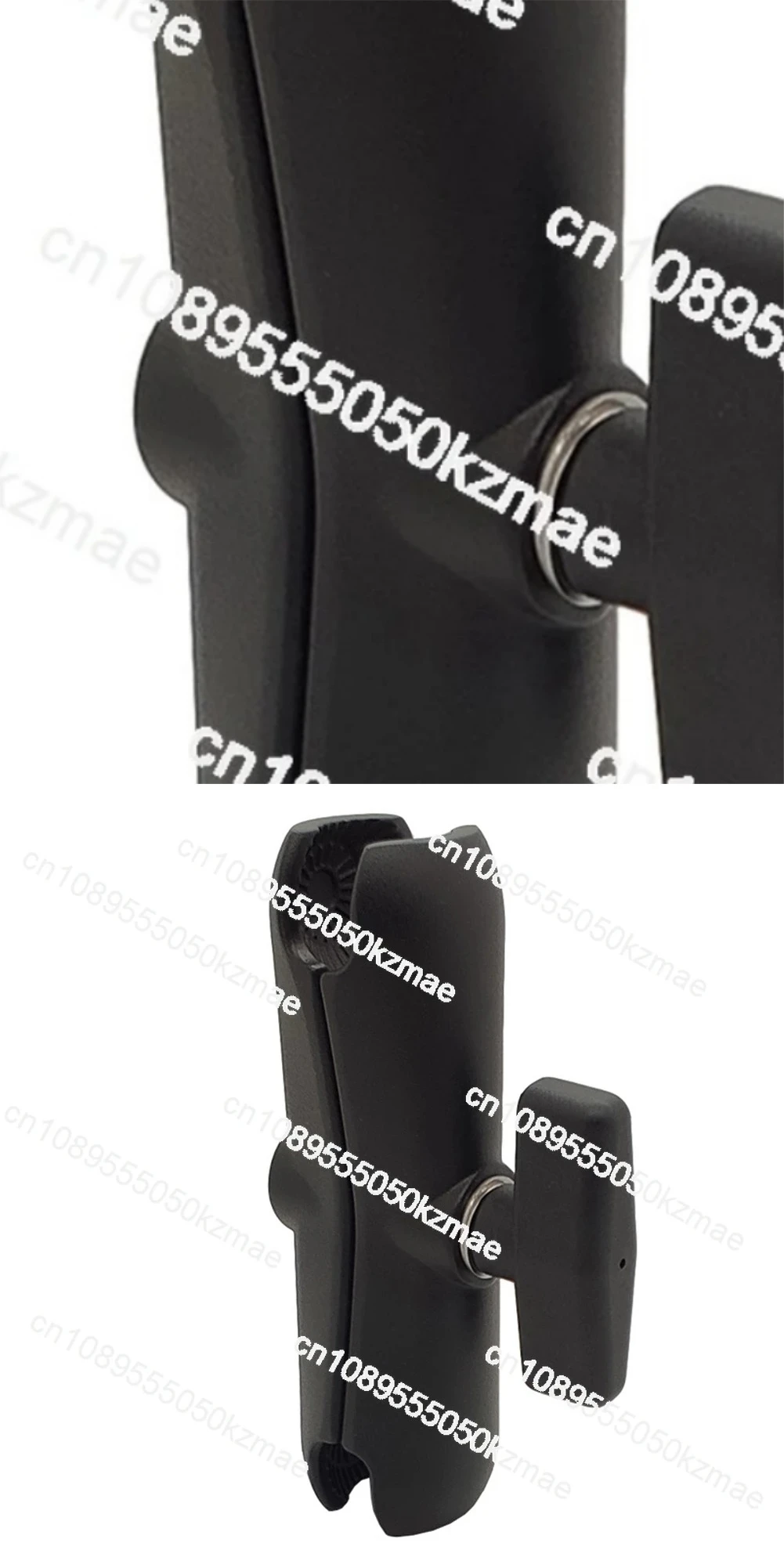 15CM Aluminium Alloy Double Socket Arm | 1.5 Inch Ball Base Mount for RAM – Motorcycle Camera Extension Arm (T43C)