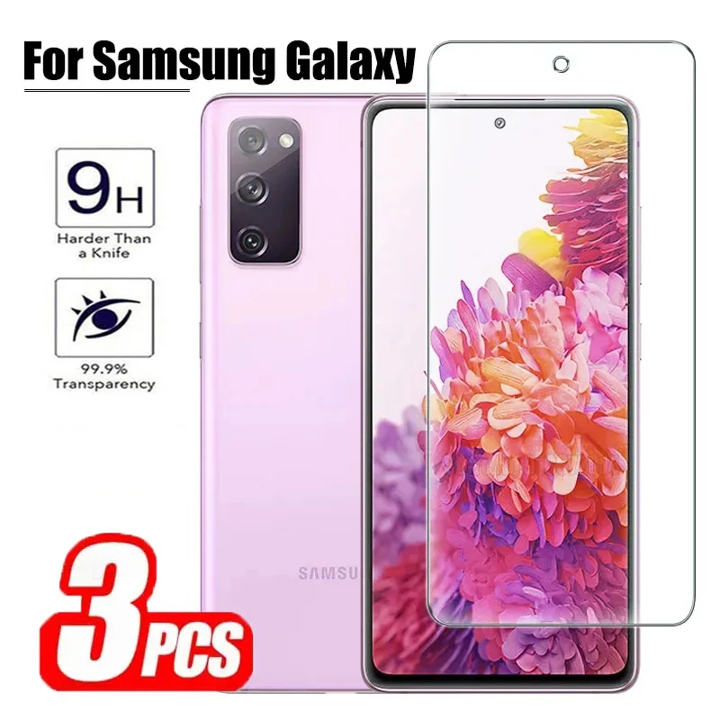 3PCS Screen Protectors for Samsung Galaxy A14 A21S A70S A71 A51 A52S A54 A34 A23 A22 A53 A73 A33 5G Tempered Glass Films