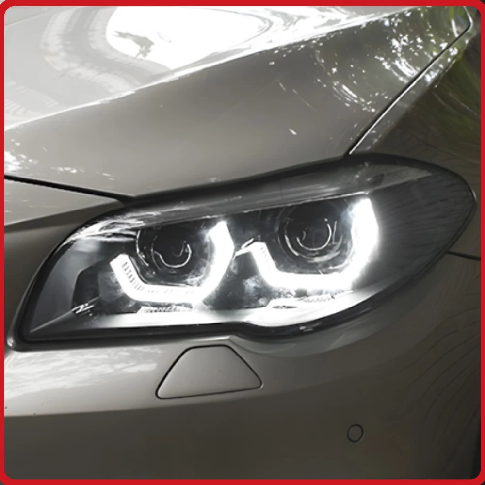 For BMW 5 Series F10 F18 2011-2017 Headlights Assembly Upgrade LED Lens Flashing Turn Signal Light  High Quality Plug and Play