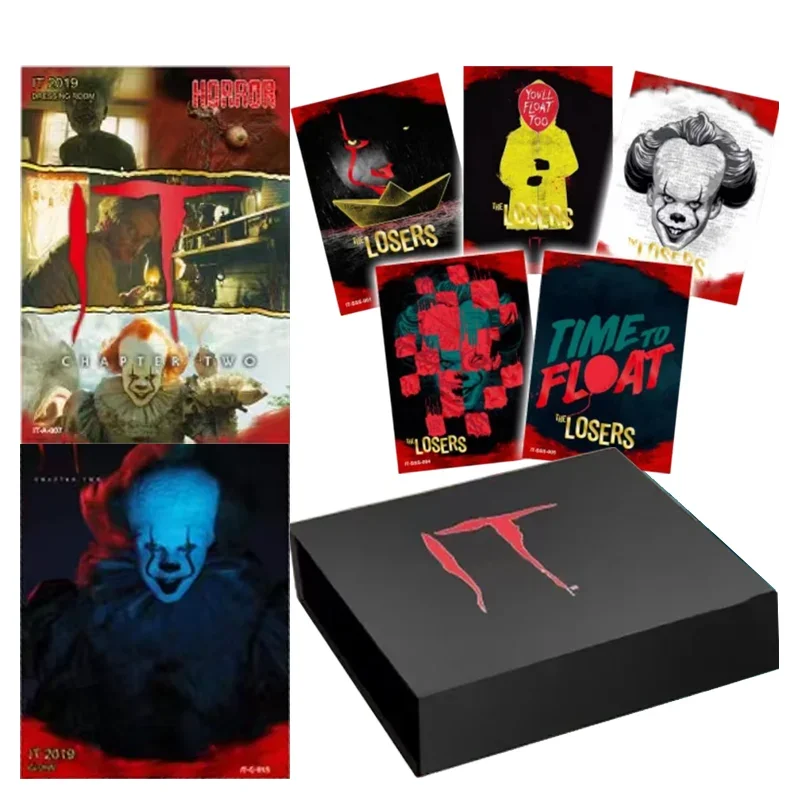

ZHENKA IT Pennywise Horror Movie Collectible Trading Cards Booster Gift Box, Classic Stephen King IT Chapter Two Clown Character