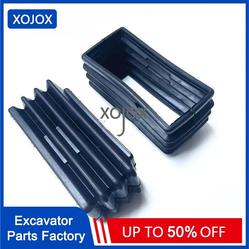 XOJOX For Yuchai 60-8 For Sy 75 For SK 350 For XCMG Excavator Walking Foot Valve Dust Cover Rubber Cover Excavator Parts