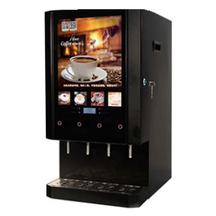 

Four Flavors Instant Coffee Machine Hot and Cold for Hotels Shops Offices-New Condition with Motor Core Component