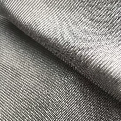 Tissu tricoté en fibre d'argent 100% authentique anti-radiation, protection contre les radiations électromagnétiques 5G, tissu en fibre d'argent.
