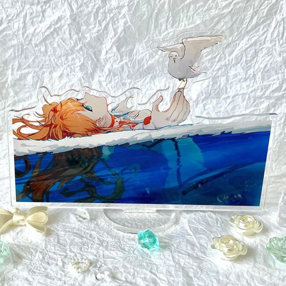 

New Asuka Langley Soryu Double Sided Acrylic Stand Figure EVA Anime Peripheral Cute Originality Cartoon Desktop Ornament