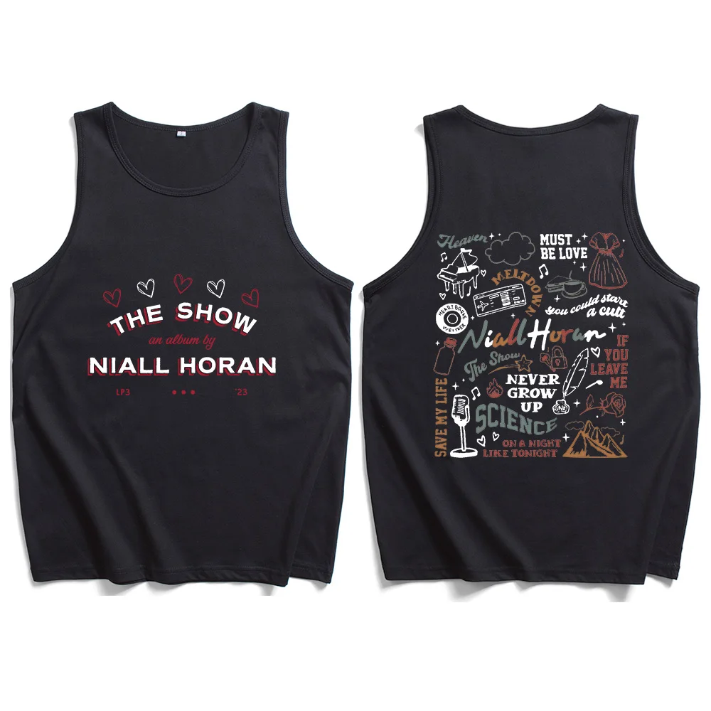 Niall Horan The Show Live on Tour 2024 Tank Tops Vest  Man Woman Summer Casual Sleeveless T-shirt Fans Gift Tops