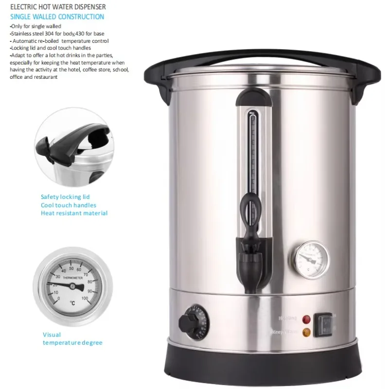 

Factory Supplier Electric Digital Controlling Drinking Boiler Commercial Electric Water BoilerAnd Warmer Electric Hot Water Urn