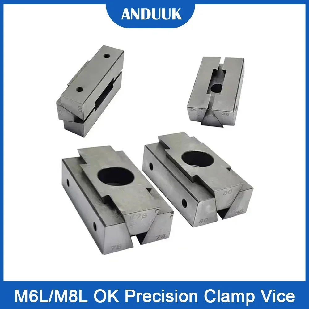 

OK Clamp Clamping Wedge Expansion Block Machining Center Side Fixed Precision Vice M6L M8L CNC Precision Multi Station