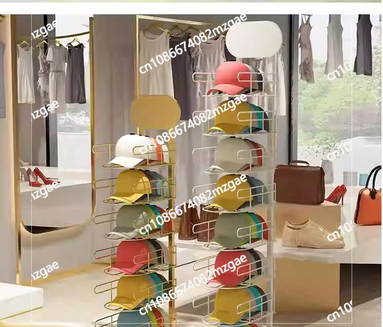 Custom color commercial household wire countertop hat display stand bracket