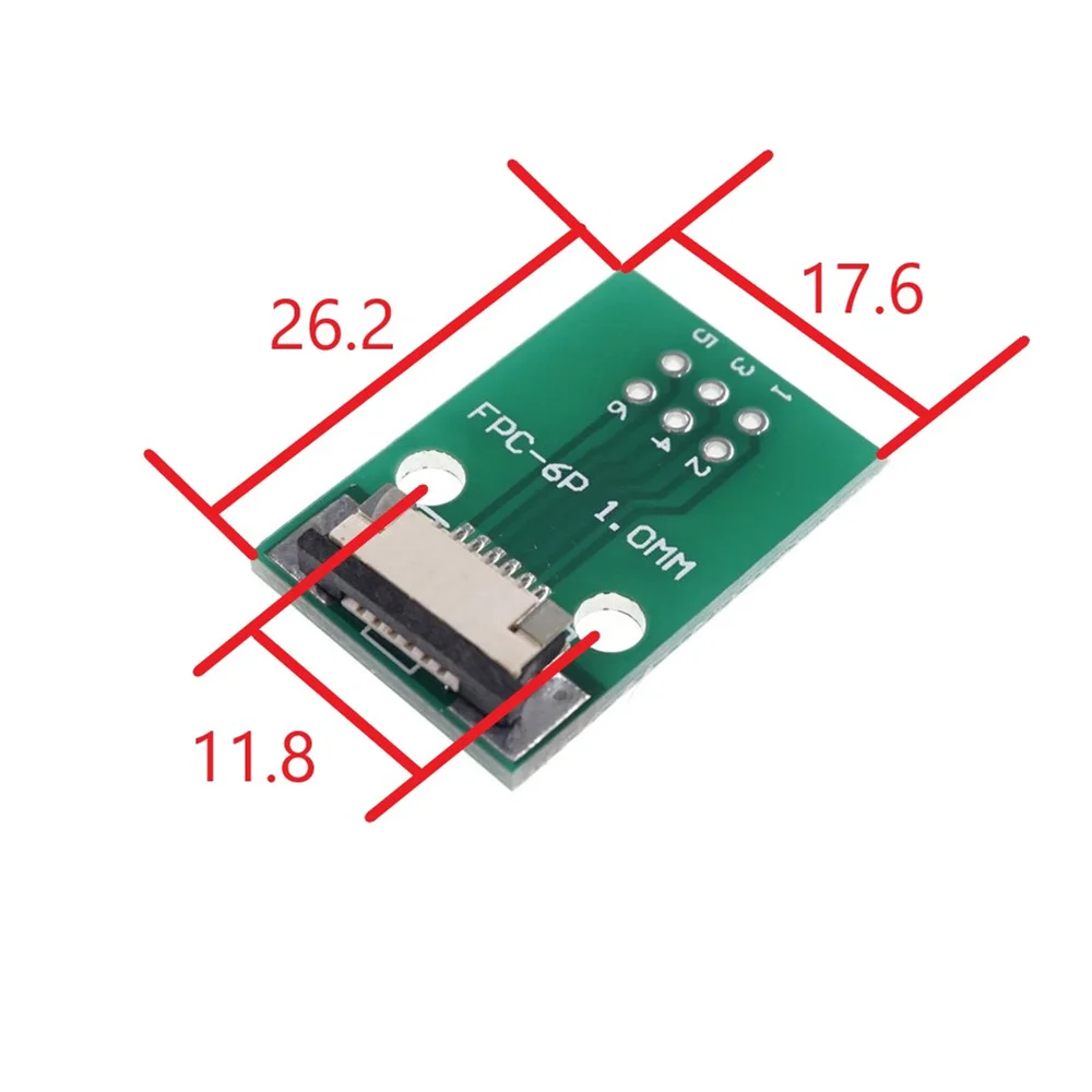 Lot de 10 adaptateurs FPC-24 broches de 0,5 mm, 1 mm vers DIP pas 2,54 mm, carte PCB FFC 24P FPC 24 broches connecteur fil vers convertisseur DIP24