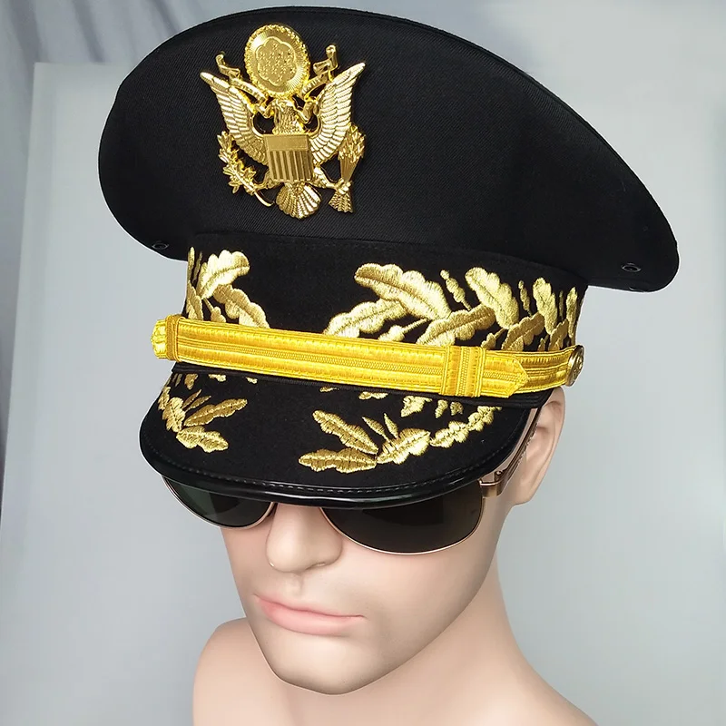 Original Designer Brand Crew White Hat Captain Security Performance Large Cornice Hats for Men and Women