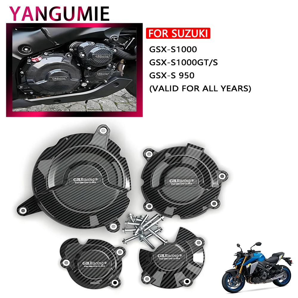 

GBRACING Engine Protection Side Cover for Suzuki GSX-S1000/S1000GT/S 950 Motorcycle Anti-Fall Cap Motorcycle Accessories