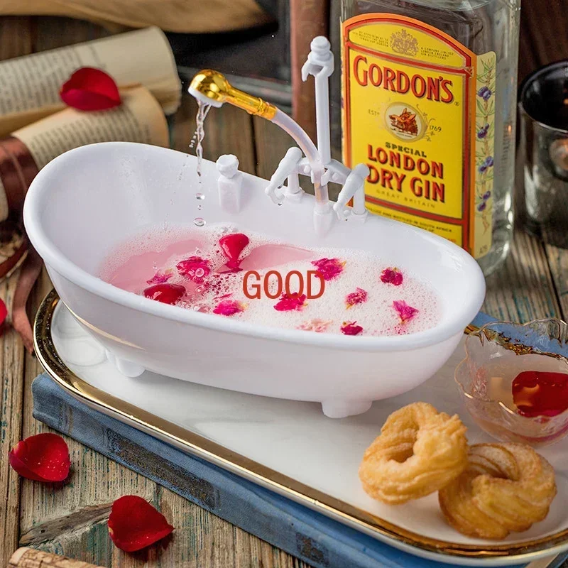 Weißer Badewannensprinkler