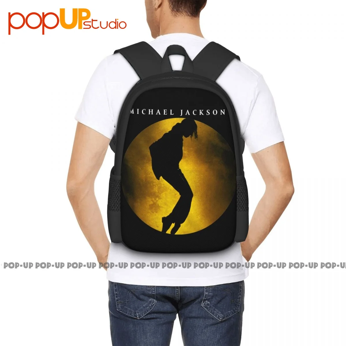 Michael Jackson Moonwalking Backpack Large Capacity Hot Softback Eco Friendly Outdoor Running