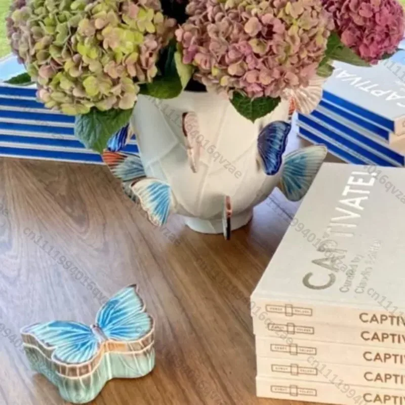 【Popular】Decorative Ceramic Vase Butterfly Vase At The Residence Artist Portugal Arrangement
