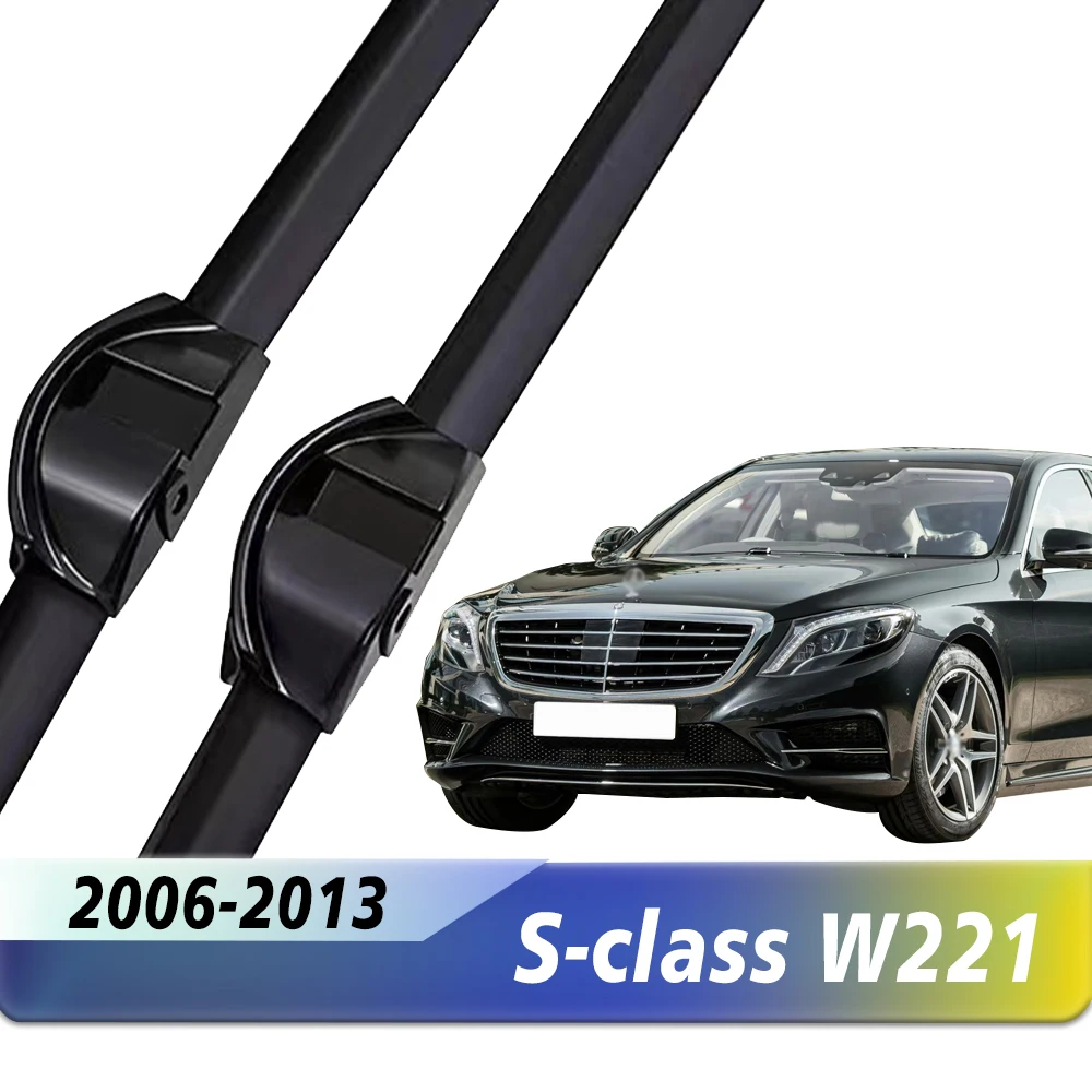 

2 шт., передние щетки стеклоочистителя для Mercedes Benz S-Class W221 2006-2013 2007 2008-2010, лобовое стекло, переднее окно 27 "27"