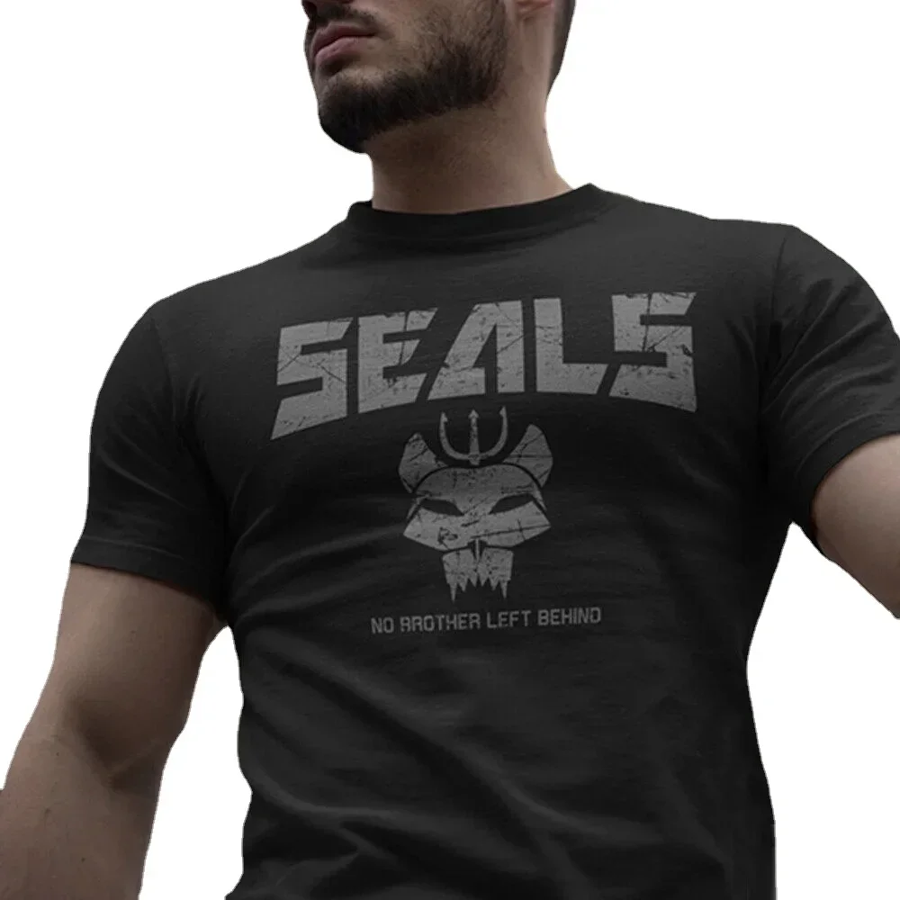 Naval Seals Elite Special Forces Devgru Bravo Team T-Shirt 100% Cotton O-Neck Summer Short Sleeve Casual Mens T-shirt Size S-3XL