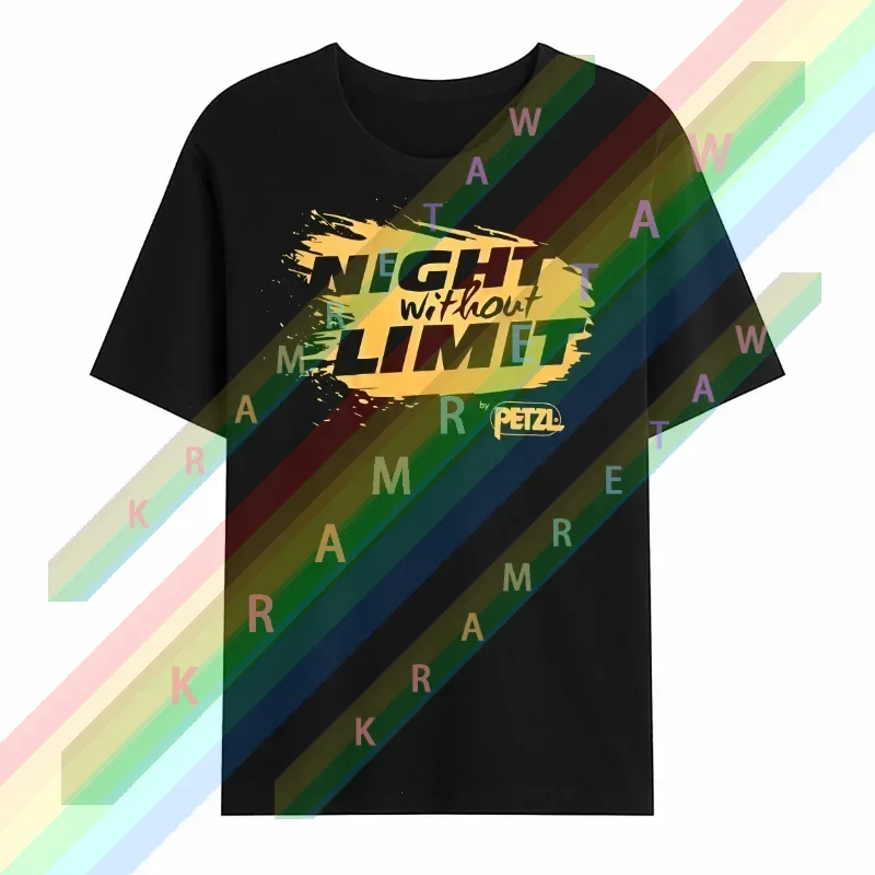 

2024 Men T Shirt Casual PETZLS Life Wall Climbing Hiking and Trail Running Camping Drifit T-shirt Comfortable Streetwear T shirt