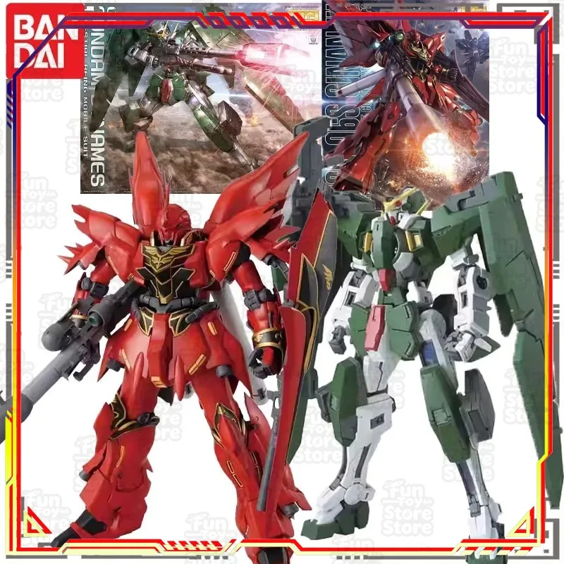 

Bandai GN-002 DYNAMES MSN-06S Sinanju MG Action Figure Model Kit Official Gundam Anime Toy Collectible for Boys Girls Kids
