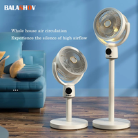 Air Circulation Fan Silent 8000mAh Table Vertical Floor Standing Fan Air Convection Spiral Turbine Cooling Fan